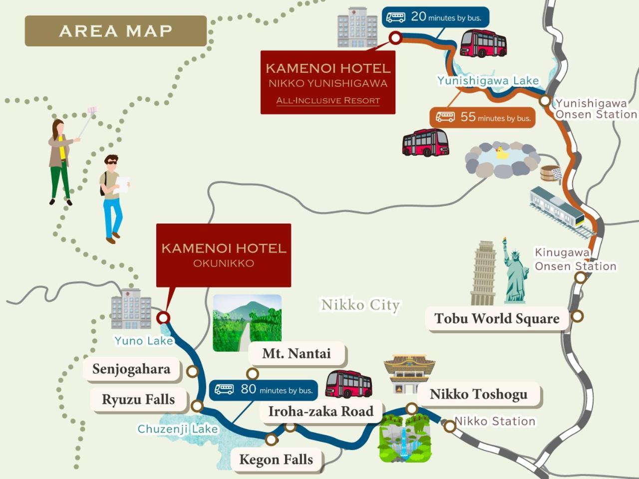 Kamenoi Hotel Nikko Yunishigawa All-Inclusive Resort Exteriér fotografie